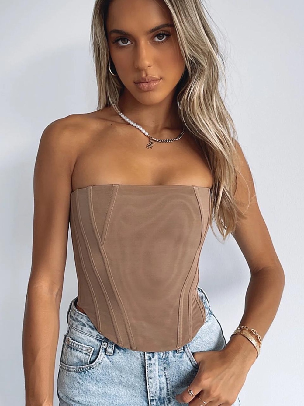 White Fox Bustier